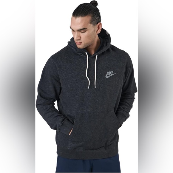 Nike Grey Sportswear Fleece Sweatshirt Hoodie Men’s Size X-Large - Picture 2 of 11